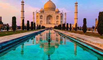 Circuit de 7 jours dans le Triangle d\'Or (Taj Mahal Sunset/Sunrise) Delhi Agra Jaipur Tour circuit