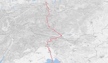 Alpe-Adria Cycle Route, Salzburg–Grado