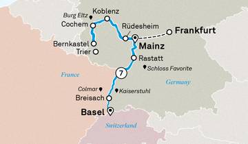 Castles & Vineyards of the Rhine & Moselle 2027 - 8 Days (from Basel to Mainz) Tour