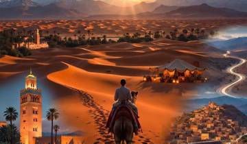 5 jours d\'excursion dans le désert de Marrakech à Fès circuit