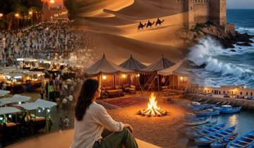 FROM MARRAKECH: 4-Days Tour: Sahara Desert and Atlantic Ocean Tour
