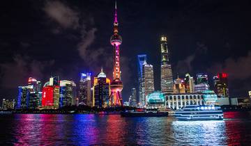 Shanghai Night Walking Tour mit lokalem Essen