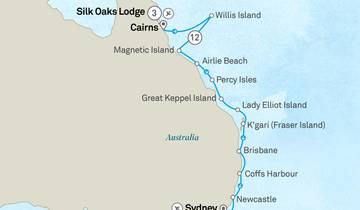 Côte Est de l'Australie, Daintree et Grande Barrière de Corail - Croisière et voyage à terre