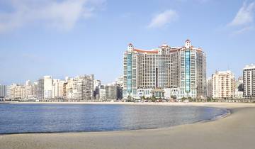 Discover Alexandria Highlights from Cairo with Seafood Lunch Tour
