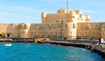 Aventure de 2 jours en Égypte : les pyramides du Caire et les sites incontournables d\'Alexandrie, transferts depuis et vers l\'aéroport compris circuit