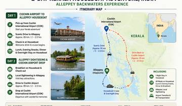 2-tägiges Hausboot-Abenteuer in Kerala, Indien