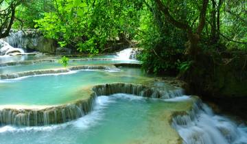 Luang Prabang auf einen Blick: 4-tägige Reise zu den UNESCO-Welterbestätten, den Pak-Ou-Höhlen und dem Kuang-Si-Wasserfall Rundreise