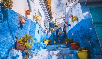 Au départ de Casablanca : circuit privé de 5 jours au Maroc vers Marrakech, en passant par Chefchaouen et le désert circuit