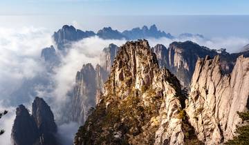 Excursion privée d\'une journée à Huangshan avec aller-retour en téléphérique - Sans arrêt shopping circuit