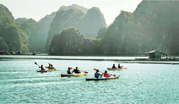 Circuito Escapada en kayak por la bahía de Lan Ha: la cueva de Tay Keo y la playa de Van Boi