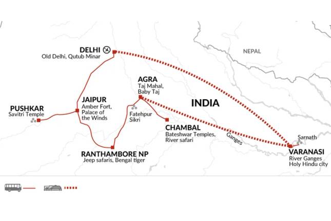 Highlights of Northern India (Pushkar Festival)
