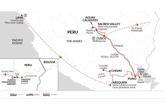 Upgraded - Discover Peru + the Amazon