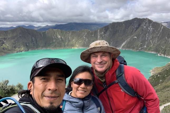 Adventure in Quilotoa Lagoon by Lead