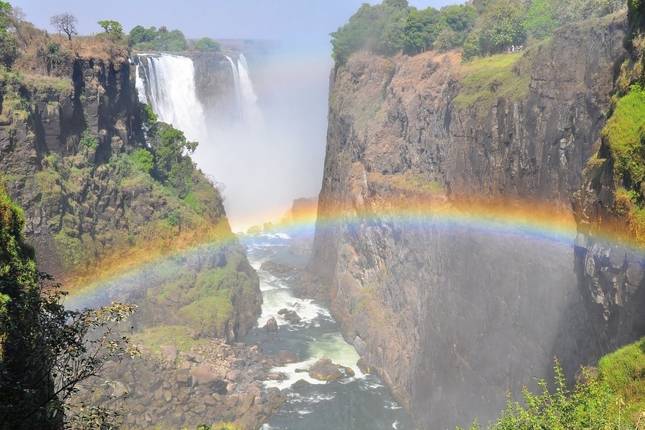 Desert, Rock Paintings and Victoria Falls (including Brandberg Mountain)