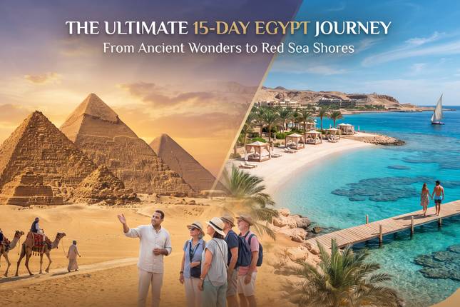 The Ultimate 15-Day Egypt Journey: From Ancient Wonders to Red Sea Shores Tour