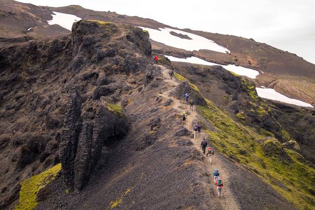 4-Day Þórsmörk guided hikes in Huts
