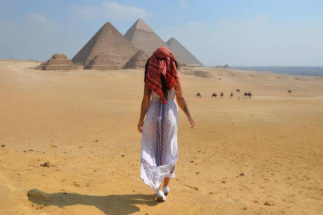 Great Pyramids of Giza & the National Museum of Egyptian Civilization