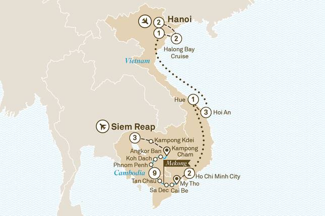 Essence of Vietnam, Cambodia & Luxury Mekong 2024|2025