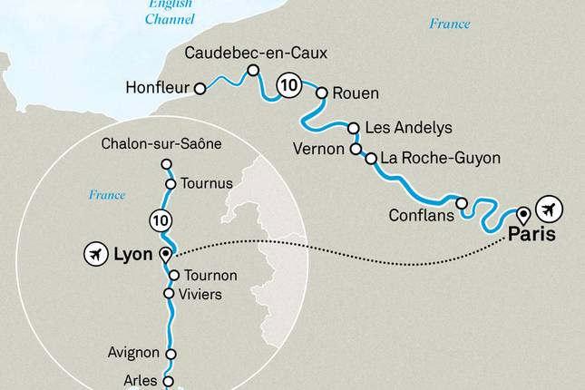 Normandy & Gems of the Seine & Spectacular South of France 2026 - 21 Days (from Lyon to Paris)