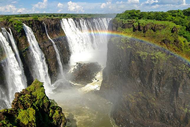 Viewing Victoria Falls from both Zambia & Zimbabwe sides- Half Day