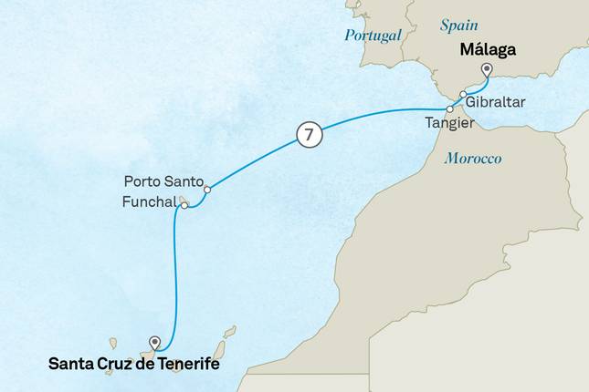 Costa del Sol to the Canary Islands