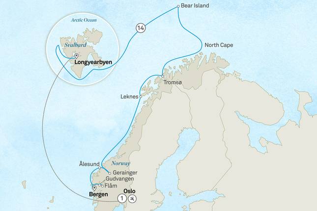 Norwegian Fjords, Wildlife of Svalbard & The Arctic