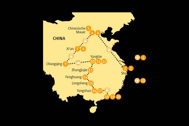 Zhangjiajie - 21 Day Adventure Tour