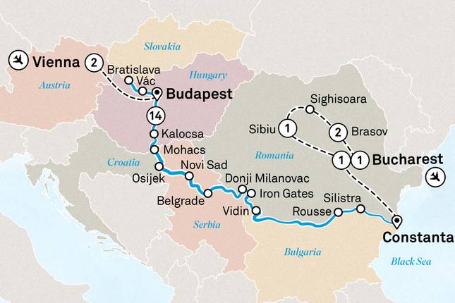 Lower Danube Discovery with Vienna & Transylvania 2027