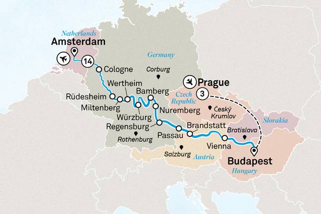 Christmas & New Year with Prague 2027 - 18 Days (from Prague to Amsterdam)