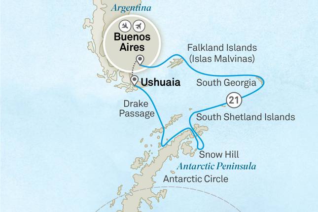 Antarctica, South Georgia & Falkland Islands 2026 - 22 Days