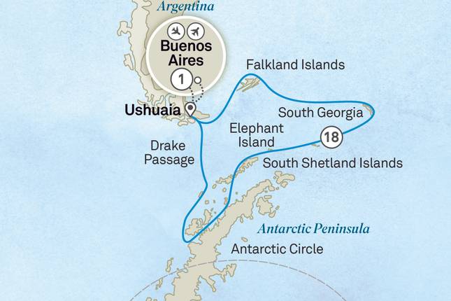 Antarctica, South Georgia & Falkland Islands 2026-2027/2027-2028