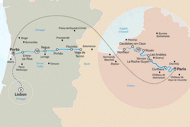 Gems of the Seine & Unforgettable Douro with Lisbon 2027