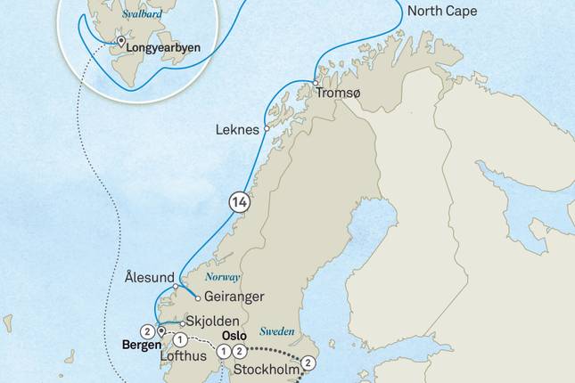 Scandinavian Discovery & Arctic Wonders - Cruise & Land Journey 2028