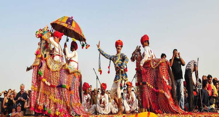 Traditional dance performance with colorful costumes.