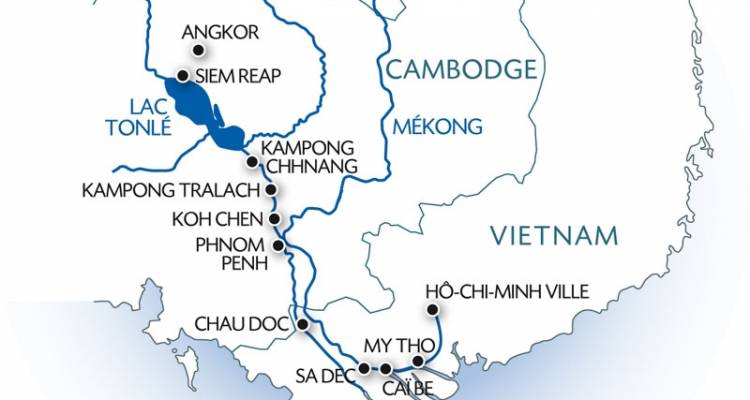 From the Mekong Delta to the Temples of Angkor (formula port/port) - CroisiEurope River Cruises