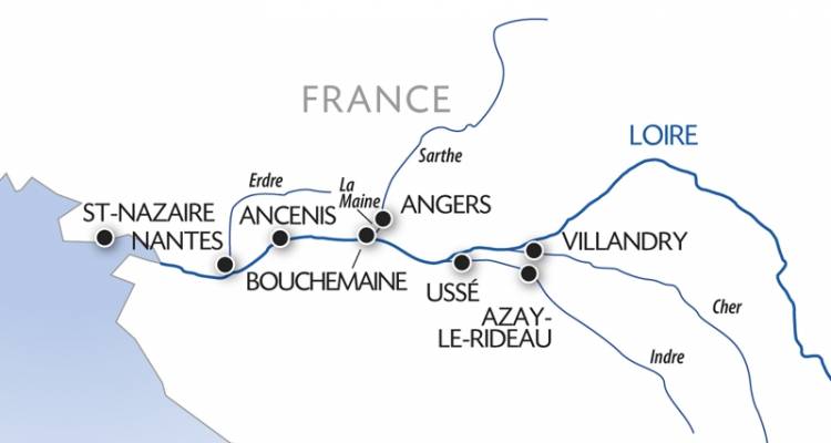 Châteaux of the Loire Valley Chambord and Chenonceau and Cruise on the Royal Loire River (port-to-port cruise) - CroisiEurope River Cruises