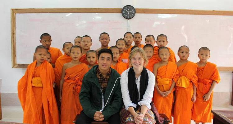 Teaching English to Novice Monks & local students, Luang Prabang (14n+) - Experiential Education Limited t/a GVI