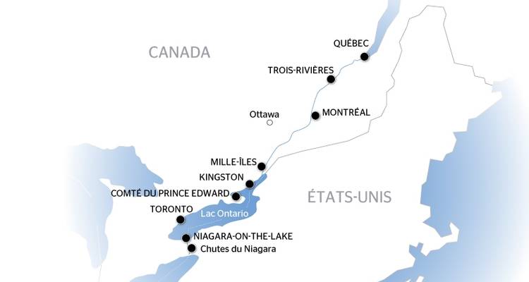 A cruise in Canada on Lake Ontario and the Saint Lawrence (24 destinations) - CroisiEurope River Cruises