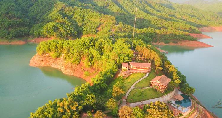 Daily Tour from Hanoi to Ninh Binh Tam Coc - Maichau Kayaking Hoa Binh Lake - Maichau Hideaway - BaKhan Travel