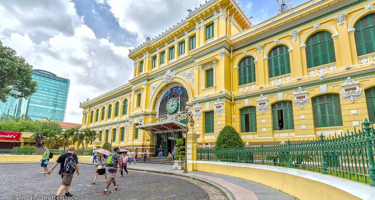 Central Post Office building in Ho Chi Minh City.