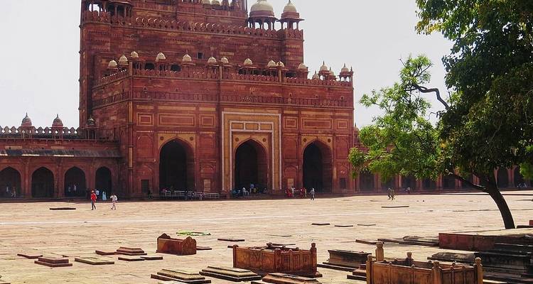 Der Fatehpur-Sikri-Komplex in Agra.