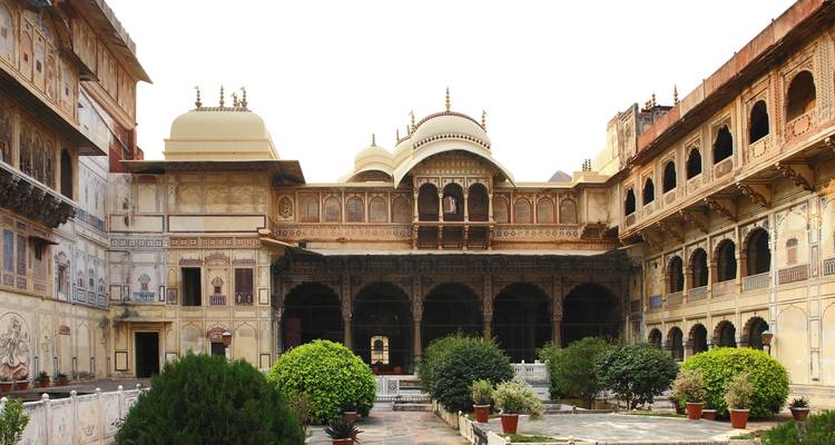 Innenhof des Karauli-Palastes.