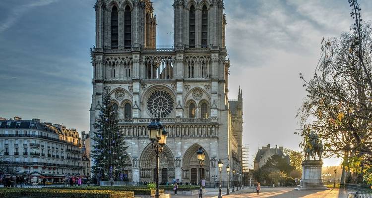Notre-Dame Cathedral in Paris.