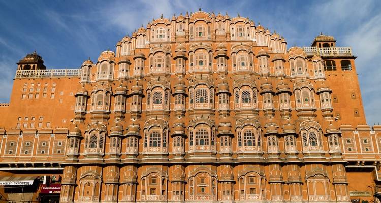Hawa Mahal, le Palais des Vents à Jaipur, en Inde.