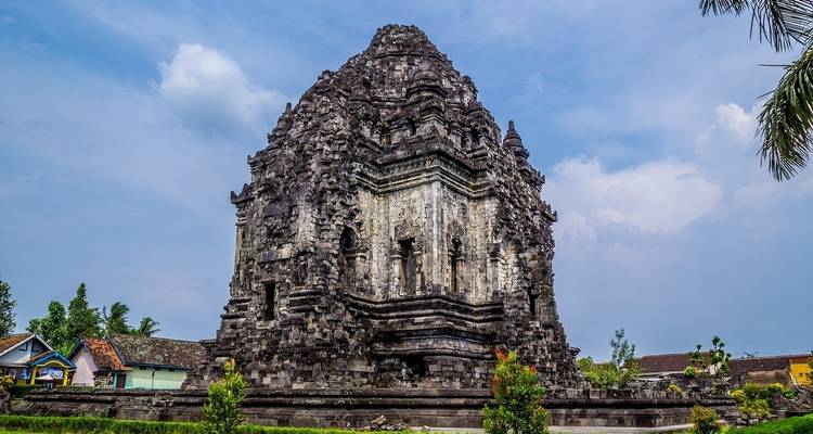 Candi Plaosan, un antiguo templo apartado en Indonesia.