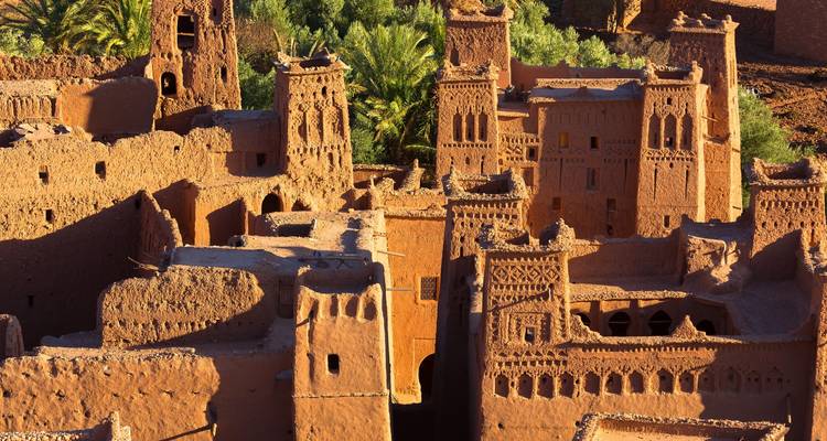 Leem ksar van Ait Benhaddou.