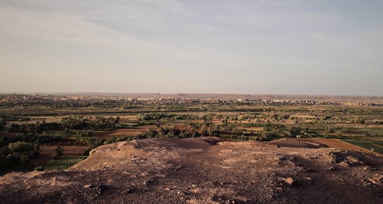 Expansive view of a fertile valley.