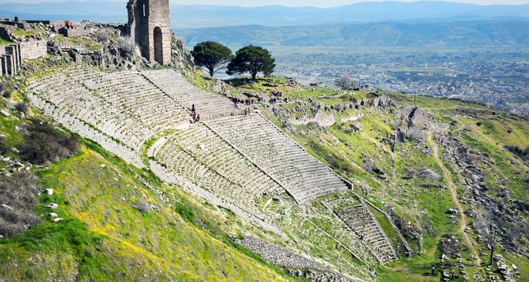 Ruins of the Temple of Artemis in Sardis.