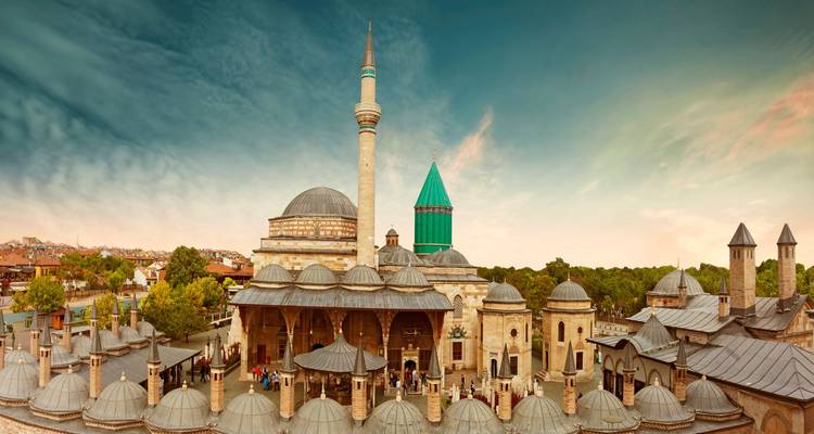 Complexe historique et culturel à Konya, Turquie.