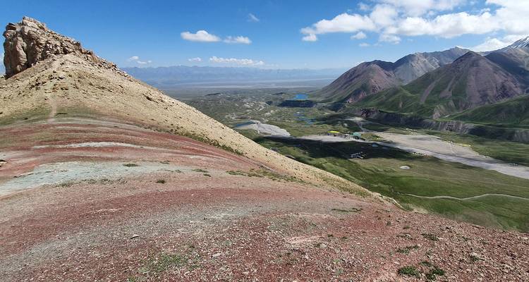 Expansive view of rolling hills and valley
